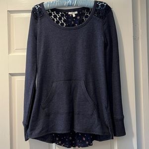 Tie back sweater